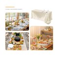 thumbnail image 5 of Dvruxg Satin Tablecloth – Washable Polyester Solid Color Banquet Cloth for Weddings, Hotels, Restaurants & Home Use – Elegant Cut-to-Fit Table Cover for Events & Parties, 5 of 5