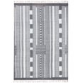 thumbnail image 1 of Casavani Hand made Cotton Geometric Carpet, Gray 5x5 Ft, 1 of 6