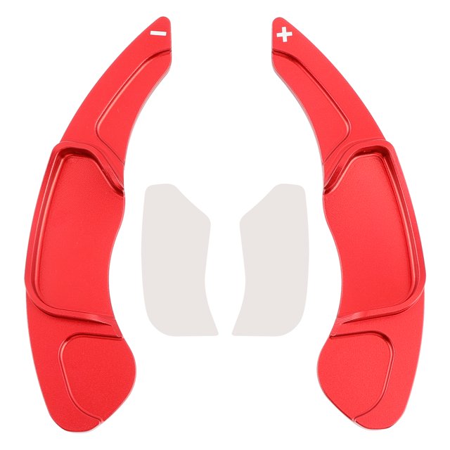Volant de Levier de Vitesse pour Ford Mondeo Edge Taurus 13-20 Aluminium Rouge