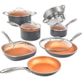 thumbnail image 1 of Gotham Steel Diamond 12 Piece Ultra Nonstick Ceramic Pots and Pans Cookware Set Induction Oven Dishwasher Safe, 1 of 7