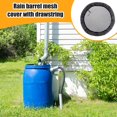 thumbnail image 2 of Sturdy Rain Barrel Mesh Cover - Robust Barrel Net |Water Collection Guard with Sturdy Steel Mesh Rainwater Catchment Filter, Drum Enclosure Adjustable Height for Home, Cylinder Covers for Home, 2 of 9