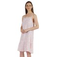 thumbnail image 3 of Bimba Nuisette en Rayonne Imprimée pour Femmes, Robe de Nuit à Bretelles Spaghetti, Nuisette Aguichant, 3 of 7