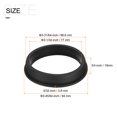 thumbnail image 2 of Unique Bargains Support de Illet en Caoutchouc Dia 3-31/64 Pieds (88.6mm) Type T Rond pour Protection des Fils, 2 of 5