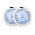thumbnail image 1 of Pyle PLMRS53WL 5.25 Inch Waterproof Low Profile Marine Speakers, White (2 Pack), 1 of 6