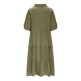 thumbnail image 3 of Gspmoly Robes d'Été, Robe Longue Décontractée d'Été pour Femmes à Col Rond, Unie, Sans Manches, Robes d'Été pour Femmes en Liquidation, 3 of 5