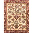 thumbnail image 1 of Ahgly Company Tapis Rectangulaire Abstrait Rouge Brique, 7 Pieds x 9 Pieds, 1 of 6
