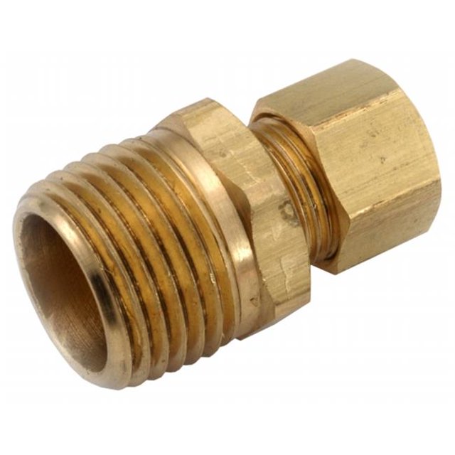 Anderson Metals 750068-1412 .88 in. X .75 in. Brass Low Lead Compression Fitting Conne