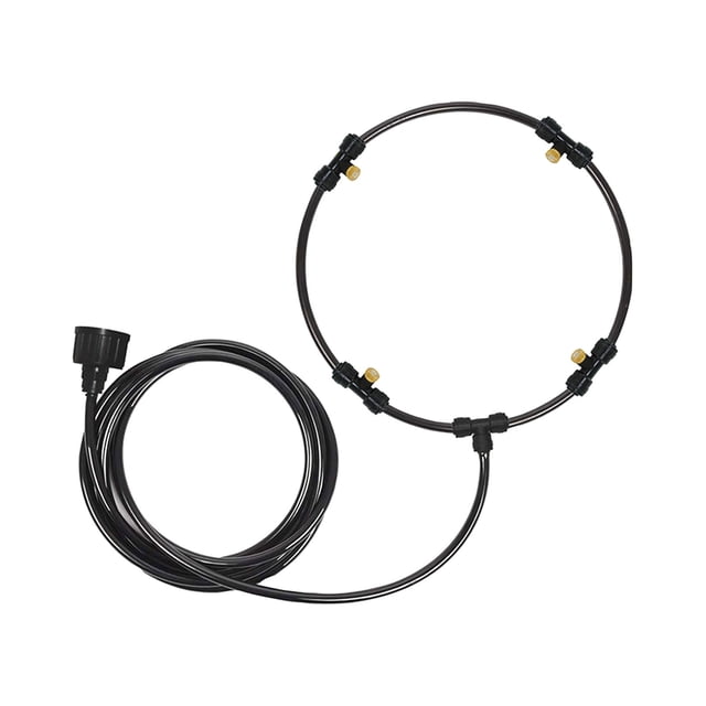 Iumwxz Outdoor Misting Fan Kit For Misting Hose Cold System Summer Water Sprayer Fit To Any Outdoor Fan home tool Plastic My Order