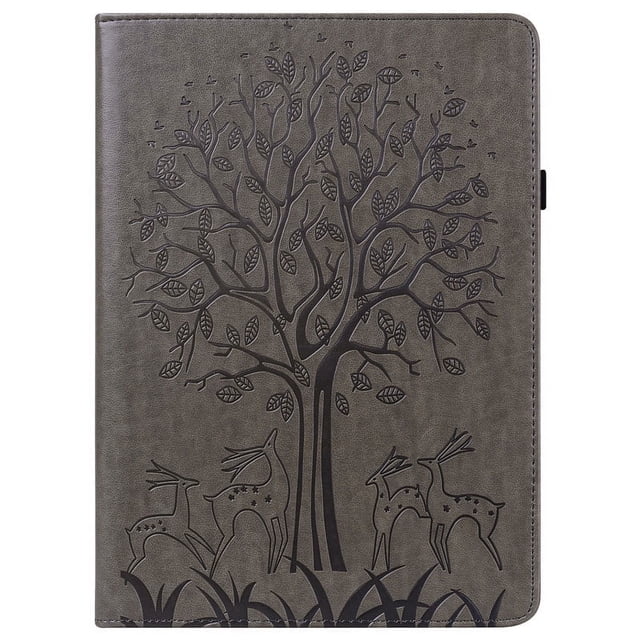 For Amazon Fire Max 11 2023 Case Folding Stand Smart Stand PU Leather Tablet Cover for Fire Max 11 Inch Fire Max 11 Tablet Case gray-deer For Fire Max 11 2023