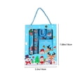 thumbnail image 3 of WLOELOEW 6 Piece Christmas Stationery Set For Kids Students Abs Material Blue Color Gift Box Color Blue Blue, 3 of 6