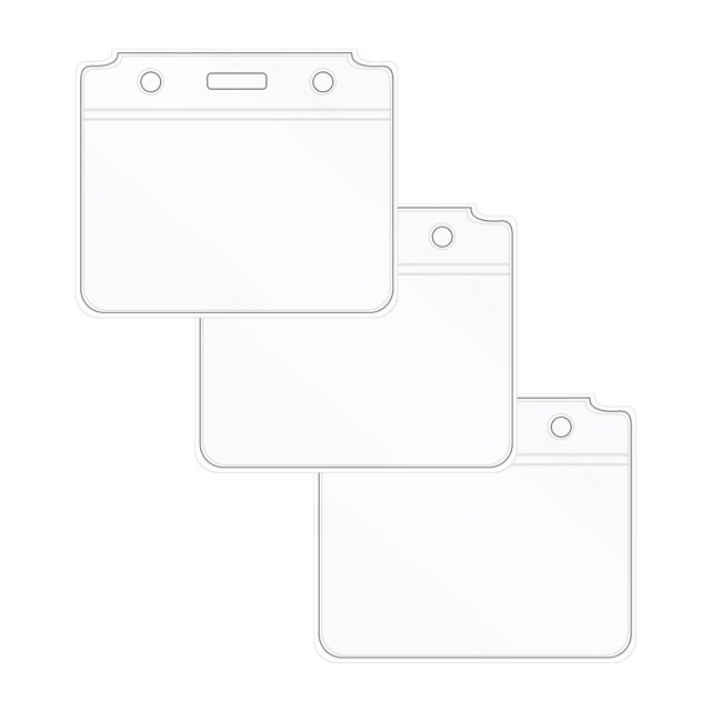 Ensemble de Cartes d'Enregistrement de Vaccination Verticales Ensemble de Cartes en Plastique Rigide Porte-Cartes Flash Livre