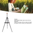 thumbnail image 4 of Chevalet de Peinture en Métal Noir Pliable Support Réglable pour Tableau de Dessin Publicité Intérieur Extérieur, 4 of 7