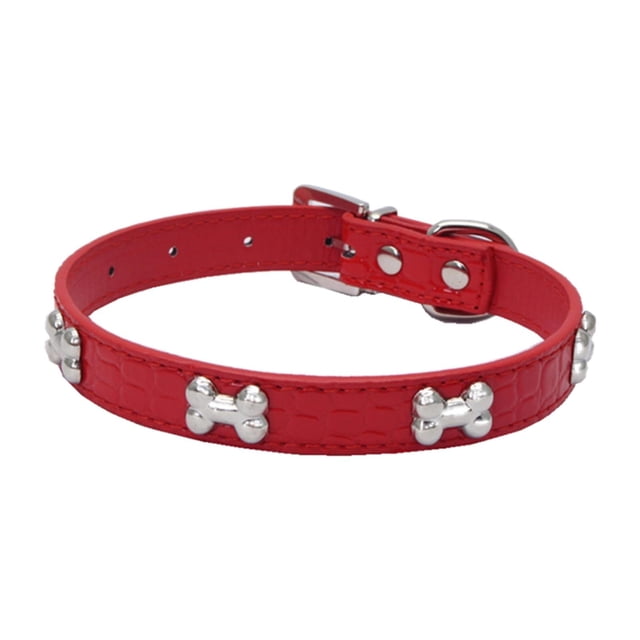 WIFKLSIIPG Shiny Rhinestone Pet Collar Bone Jewelry Dog Collar Small and Medium Dog Chain