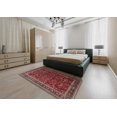 thumbnail image 4 of Ahgly Company Indoor Rectangle Traditional Dark Gold Brown Persian Area Rugs, 2' x 5', 4 of 6