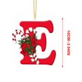 thumbnail image 2 of Vaidha 26 Letters Christmas Tree Decoration Pendant Christmas Tree Ornaments Personalized DIY Christmas Ornaments Christmas Decoration Xmas Tree Hanging Decor, 2 of 3