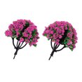 thumbnail image 3 of Milaget 10pc 1:200 Train Railroad Scenery Landscape Model Trees HO Scale Flowers #4, 3 of 8