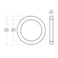 thumbnail image 3 of Unique Bargains Fluorine Rubber O Rings, 14mm OD, 12mm Inner Diameter, 1mm Width, Seal Gasket Green 10Pcs, 3 of 3