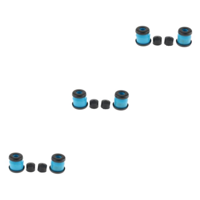 Decodeary Skateboard Rebuild Kit Bushings Washers for Pivot Cups for 2 Trucks 3.25in Blue 5 Inch 3Set