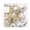 thumbnail image 2 of TopLLC 16 Pcs Christmas Tree Hanging Ornaments Set, Pre-Tied Shatterproof Plastic Assorted Baubles with Rope, Glitter Xmas Tree Decorative Pendants Christmas Decorations for Party Holiday Wedding, 2 of 6