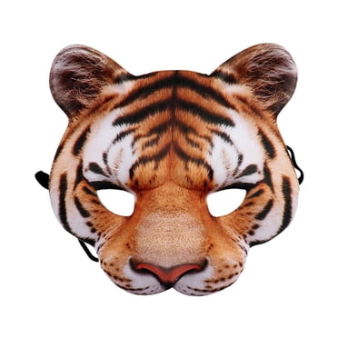 Jouet de Maquillage de Fête de Pâques Tigre Animal Dessin Animé pour Enfants Déguisement Halloween Jeu d'Imitation