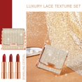 thumbnail image 4 of Matte Lipstick Set 3 Colors with Silver Chain Bag Package Velvet Lip Stick эμ, 4 of 8