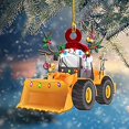 thumbnail image 4 of Christmas Pendant Cartoon Vehicles Design Weather Proof Wooden Hanging Cars Pendant for Fireplace, 4 of 9