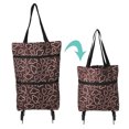 thumbnail image 1 of Sac de Chariot de Magasinage Pliable : Panier d'Épicerie Pliable Sac de Magasinage avec Roues, 1 of 6