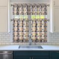 thumbnail image 2 of 3 Piece Chicken Kitchen Curtains and Valances Set for Windows Rooster Kitchen Window Curtains Over Sink Decor 27.5x36 in, 2 of 6