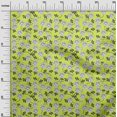 thumbnail image 3 of oneOone Georgette Viscose Lime Fabric Leaves & Clover Craft Projects Decor Fabric Printed By The Yard 42 Inch Wide, 3 of 5