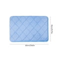 thumbnail image 3 of Dvkptbk Rugs Ultra Absorbent Non-Slip Memory Foam Machine Washable Soft Velvet Bath Mats Floor Mat Easier to Dry for Bathroom Floor Bath Mats Bath Rugs Bathroom Decor, 3 of 9