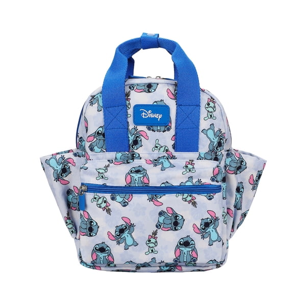 Lilo et Stitch Adorable Sac à Dos pour Tout-Petit de 16 Po à Imprimé Intégral avec Surpiqûres pour la Prématernelle, la Garderie et les Voyages
