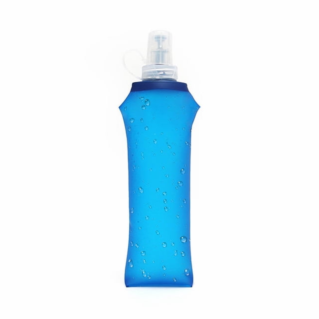 Classic Kitchen Accessories, Soft Water Bottle TPU Flask Foldable Bottles for Hydration Pack for Running Hiking Cycling Climbing