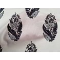 thumbnail image 4 of oneOone Cotton Poplin Fabric Leaves & Floral Block Print Sewing Fabric BTY 42 Inch Wide, 4 of 5