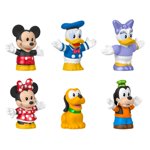 Fisher-Price Little People Disney Mickey & Friends 6-Piece Figure Set for Toddlers & Kids