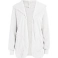 thumbnail image 4 of Innerwin Manteau à Capuche pour Femmes, Veste d'Hiver Chaude à Manches Longues, Blanc P, 4 of 6