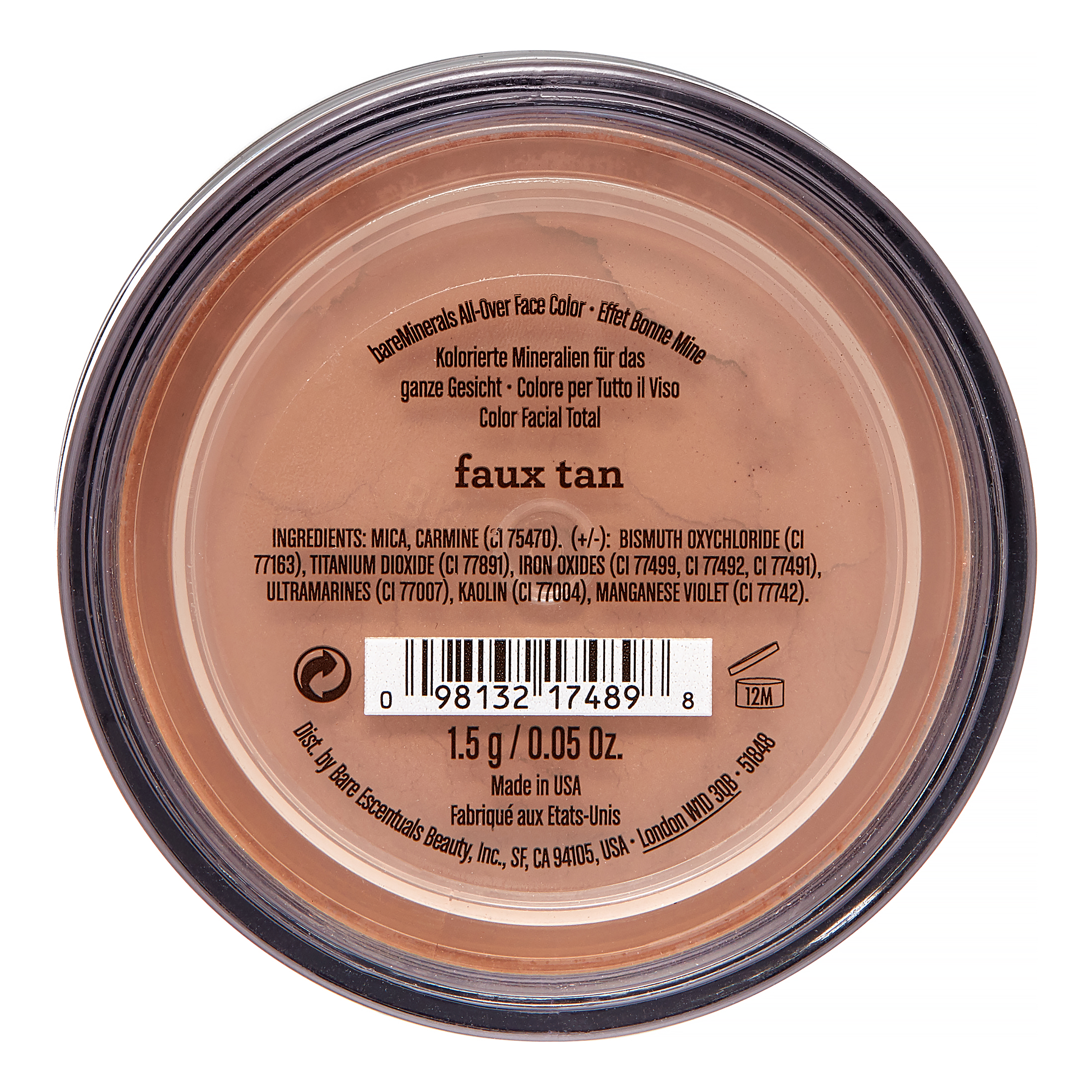 Effet Bonne Mine Faux Tan pour le visage de bareMinerals