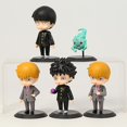 thumbnail image 2 of Ensemble de 5 Pcs Mob Psycho 100 Shigeo Ritsu Kageyama Reigen Arataka Figurines de Collection Jouets Modèles Poupées Version Q-SHUNJING, 2 of 4