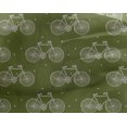 thumbnail image 4 of oneOone Georgette Viscose Fabric Dot & Bicycle Block Print Sewing Fabric BTY 42 Inch Wide, 4 of 4