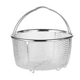 thumbnail image 1 of Panier Vapeur en Maille d'Acier Inoxydable, Poignées Confortables Résistant à la Chaleur Accessoire de Cuisson Polyvalent pour Cuisinière Cuiseur à Riz Autocuiseur Friteuse, 1 of 7