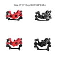 thumbnail image 2 of JEDERLO Mechanical Practical Cable Disc Brake Calipers Lightweight Solid Coated Surface Bike Component Accessories Brake Pads Black Front, 2 of 7