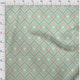 thumbnail image 3 of oneOone Cotton Flex Fabric Diamond Geometric Printed Fabric 1 Yard 40 Inches Wide, 3 of 4