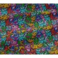 thumbnail image 5 of oneOone Viscose Jersey Multicolor Fabric Cat Sewing Material Print Fabric By The Yard 60 Inch Wide, 5 of 5