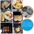 thumbnail image 4 of Sandwich Baking Pan Kitchen Sandwich Maker Grill Pan Non-stick Sandwich Making Tool, 4 of 7