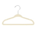 thumbnail image 2 of 10Pcs Flocking Clothes Hanger Non-Slip No Trace Household Organizer for Children, 2 of 2