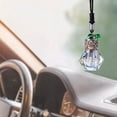 thumbnail image 4 of Yhmxh Car Accessories Motorcycle Accessories Perfume Pendant Car Aromatherapy Empty Bottle Rearview Mirror Pendant Interior Decoration Crystal Perfume Bottle Crystal Bottle, 4 of 6