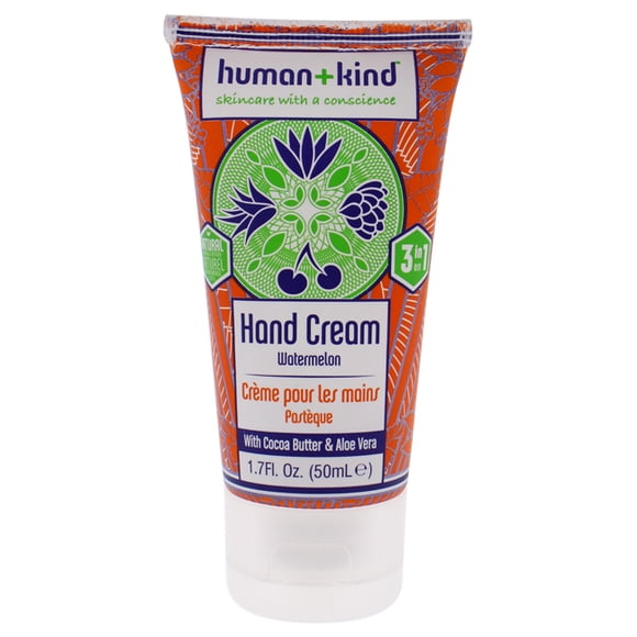 Human+Kind Hand-Elbow-Feet Cream - Watermelon for Unisex - Cream, 1.7 ounces