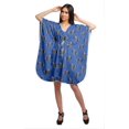 thumbnail image 2 of Moomaya Robe Courte de Caftan de Plage, Robe de Couverture Imprimée, Kaftan pour Femmes, Tenue de Plage, Couverture, 2 of 4