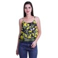 thumbnail image 4 of Moomaya Printed Womens Spaghetti Strap Crop Top Cami Summer Tops, 4 of 5