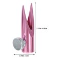 thumbnail image 2 of OUNONA 2Pcs Travel Pink Eyebrow Pencil Sharpener Easy Use Dual Slot Cosmetic Pencil Sharpener, 2 of 8