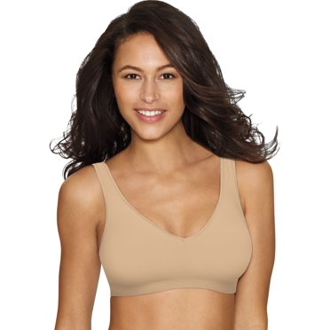 Hanes Soutien-Gorge Sans Armatures pour Femmes Comfort Evolution, L, Nude